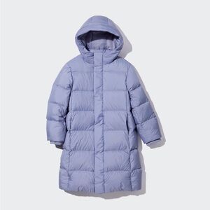 Kids Light Purple Down Coat